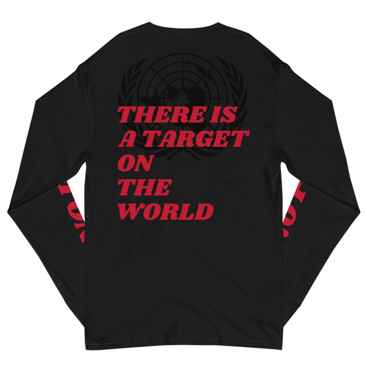 "TARGET ON THE WORLD" HOT x Champion Long Sleeve Shirt