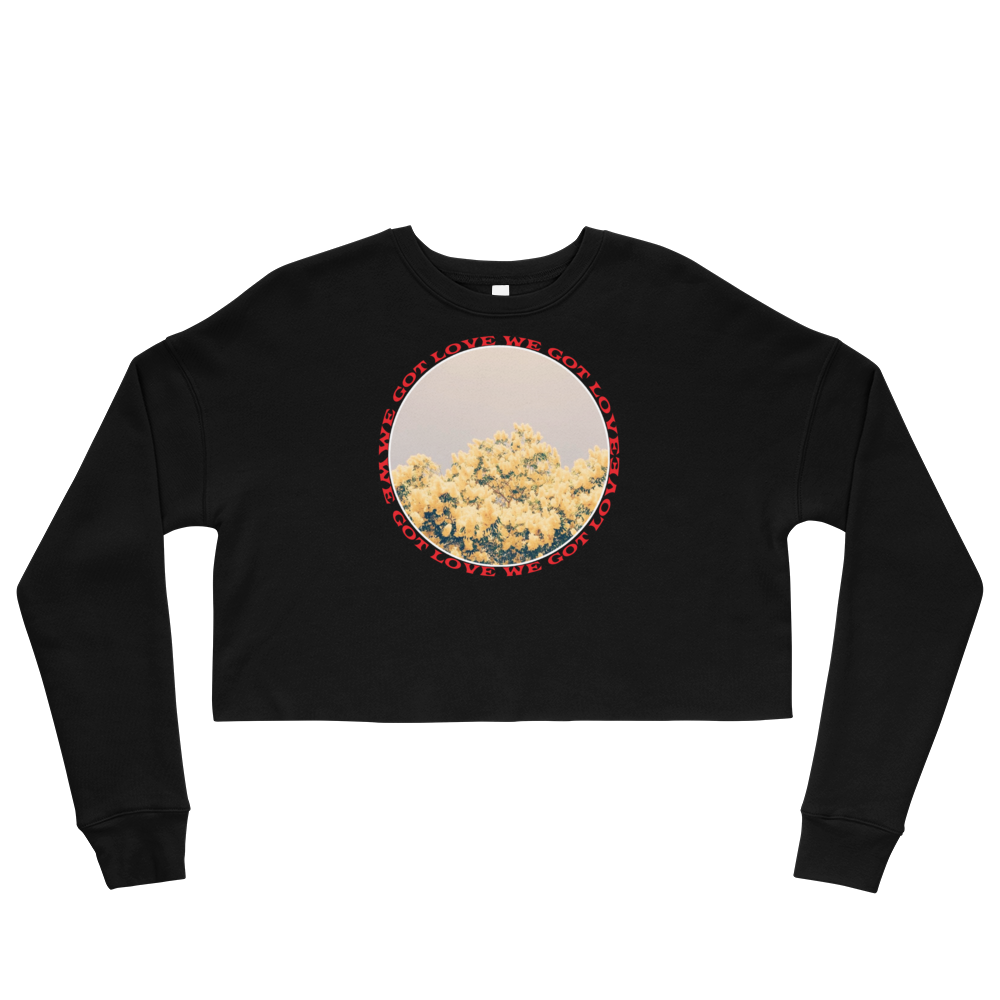 WE GOT LOVE Crop Sweatshirt