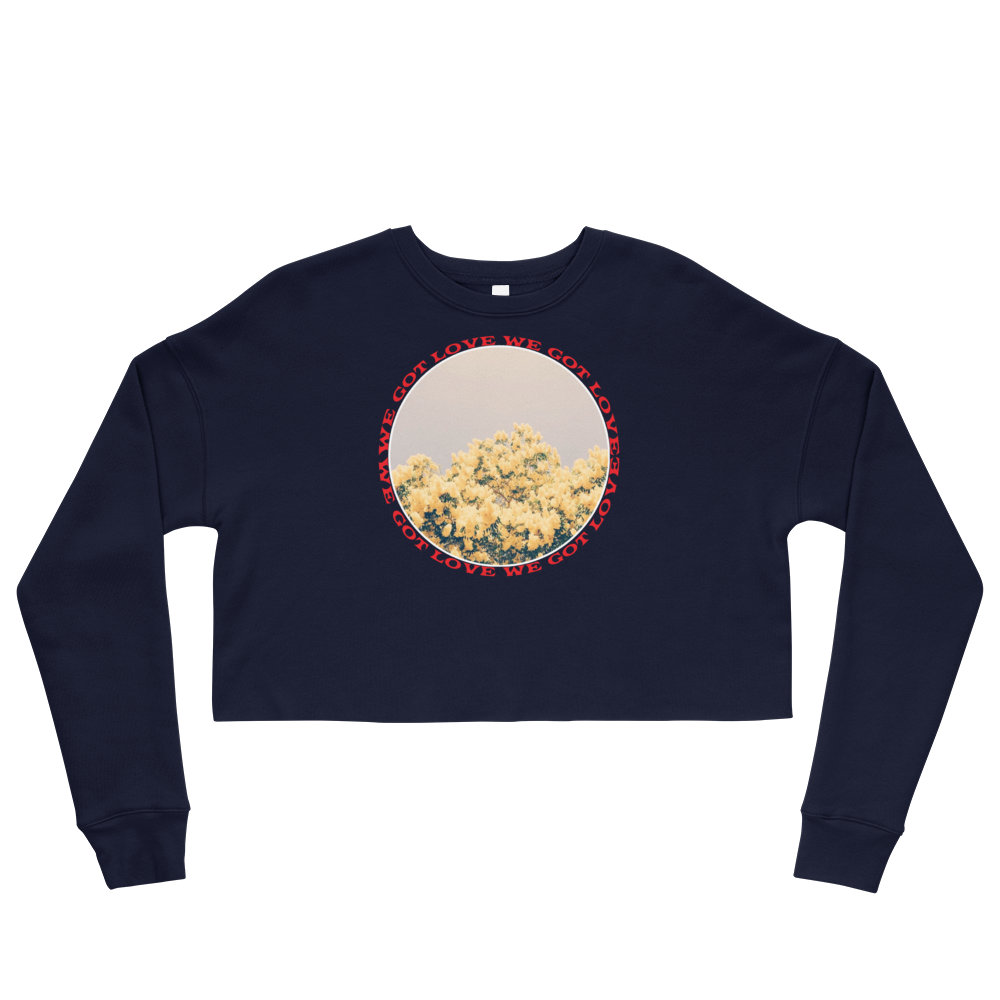 WE GOT LOVE Crop Sweatshirt