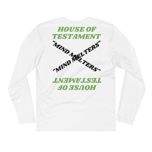 "MIND MELTER" Long Sleeve Fitted Crew