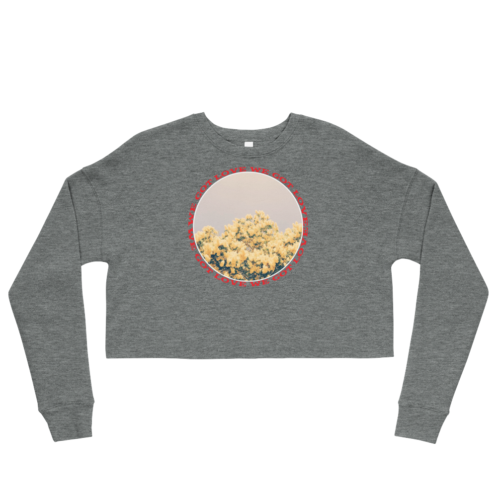 WE GOT LOVE Crop Sweatshirt