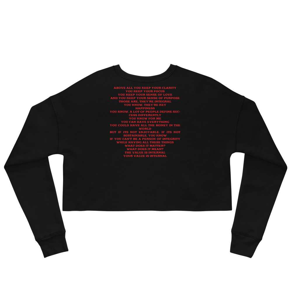 WE GOT LOVE Crop Sweatshirt