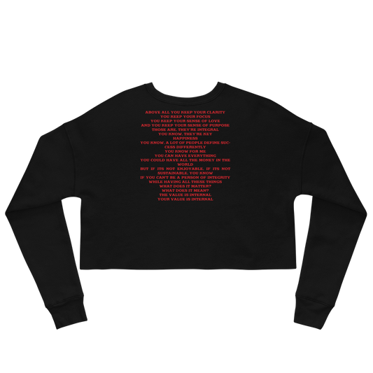 WE GOT LOVE Crop Sweatshirt