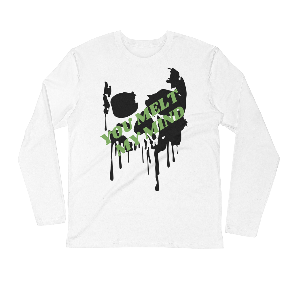 "MIND MELTER" Long Sleeve Fitted Crew