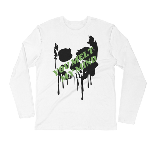 "MIND MELTER" Long Sleeve Fitted Crew