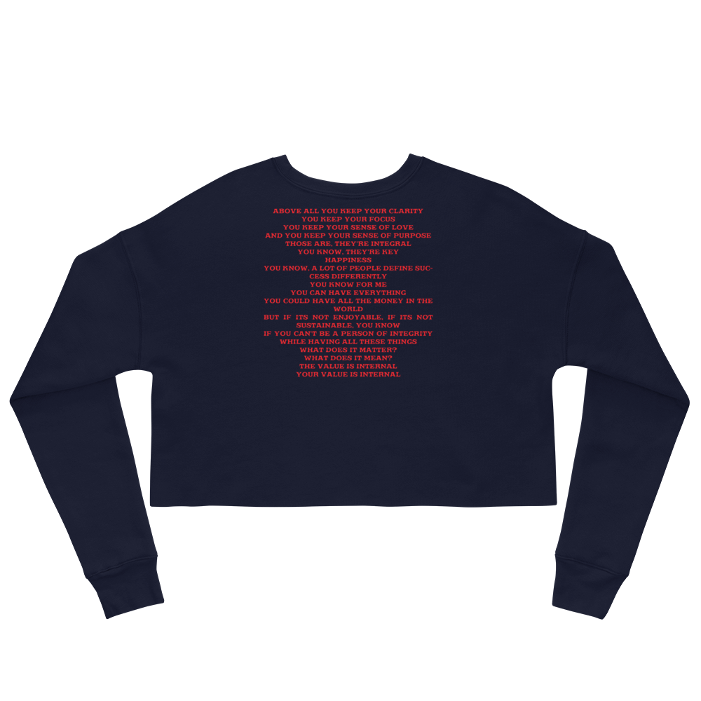 WE GOT LOVE Crop Sweatshirt