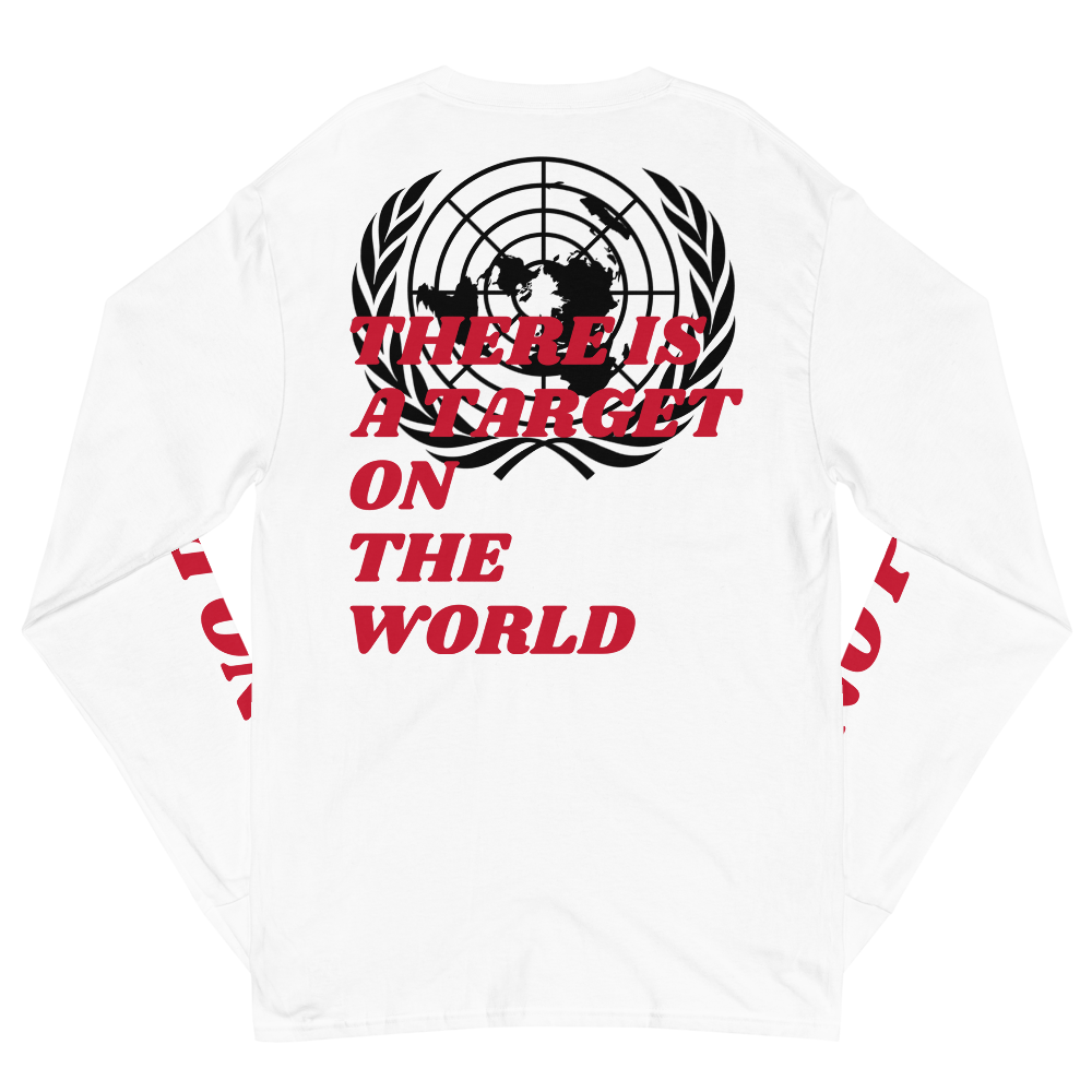 "TARGET ON THE WORLD" HOT x Champion Long Sleeve Shirt